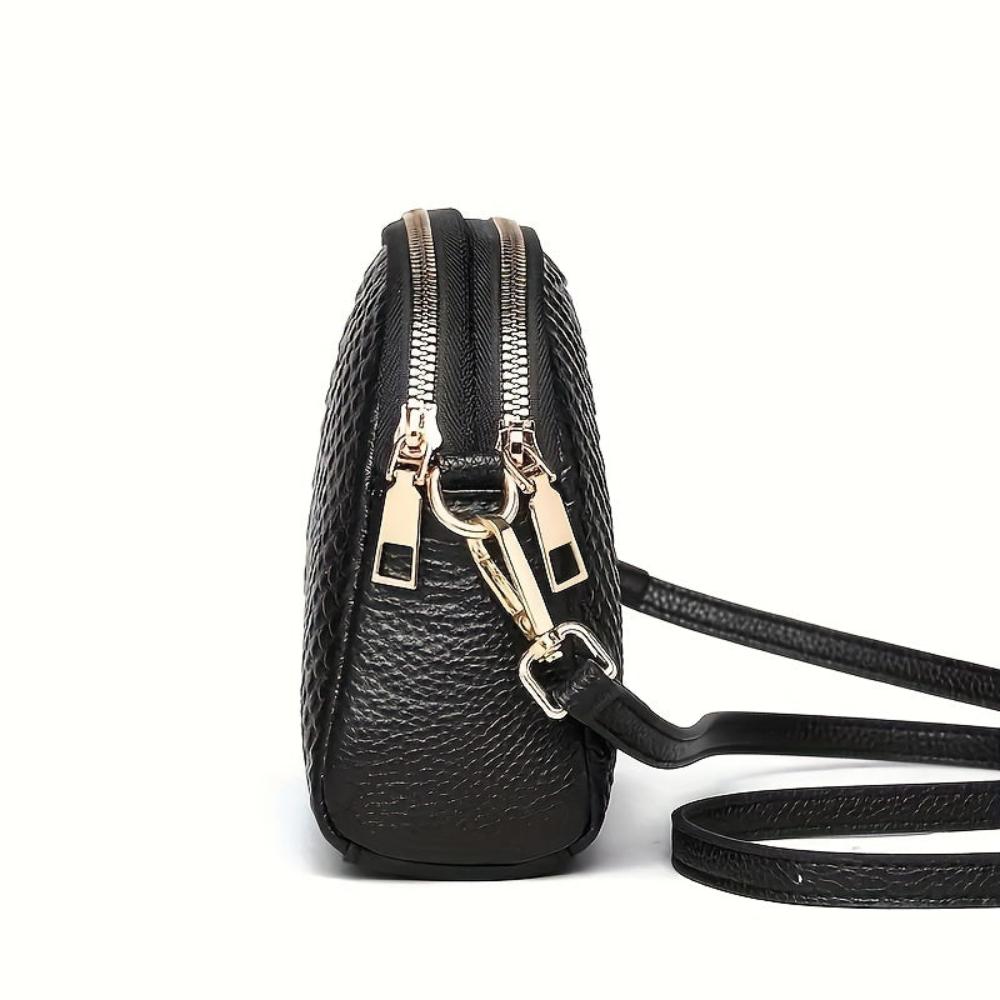 Isabella | Krokodillestempel Mini Crossbody Taske