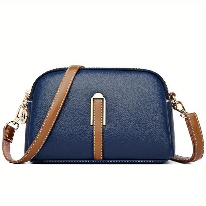 Mila | Litchi Prægede Crossbody Taske