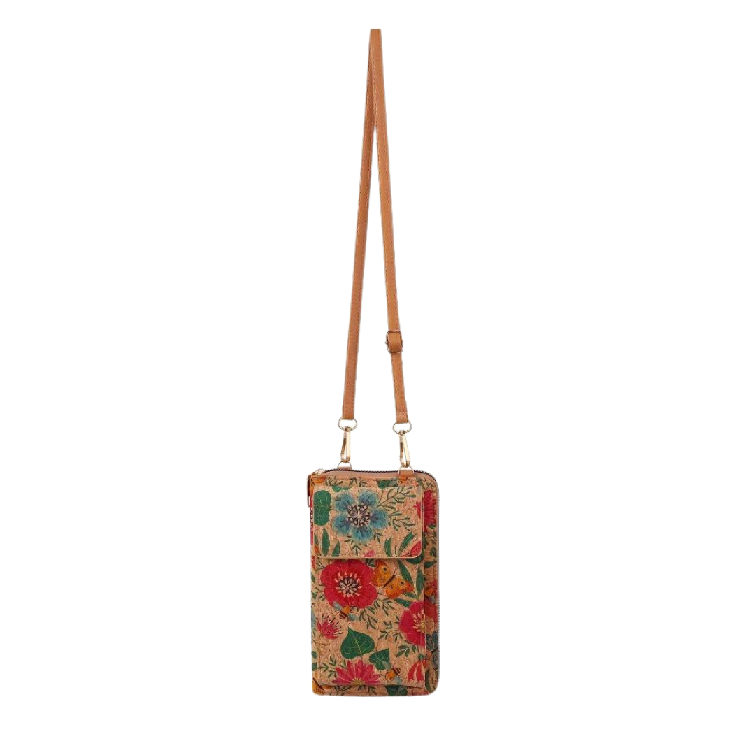 Lilla | Boho Blomster Crossbody Pung