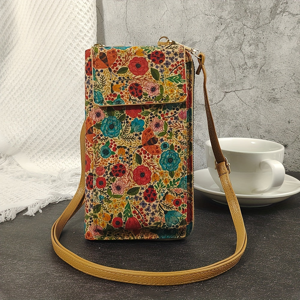 Lilla | Boho Blomster Crossbody Pung