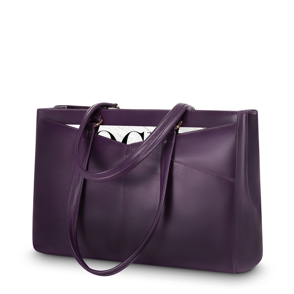 Elegant Lilla Laptop Tote (KØB 1 FÅ 1 GRATIS)