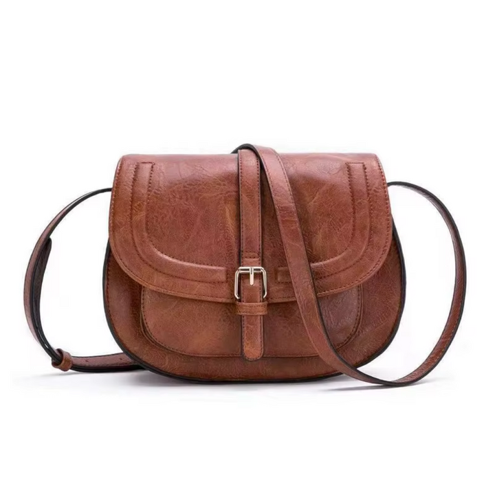 Evelyn | Klassisk Sadel Crossbody Taske