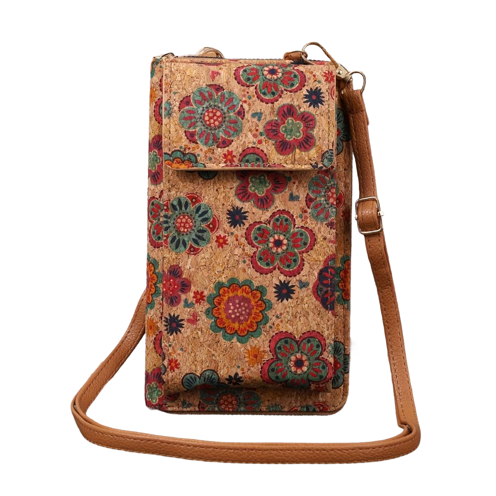 Lilla | Boho Blomster Crossbody Pung