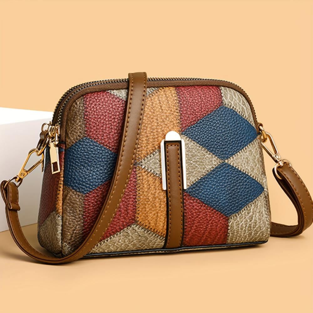 Luna | Patchwork Mini Crossbody Taske