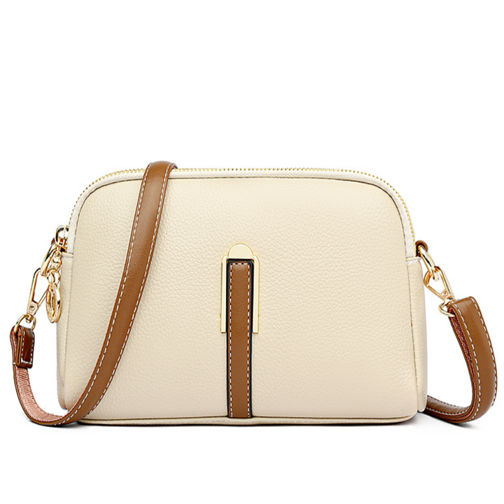 Mila | Litchi Prægede Crossbody Taske